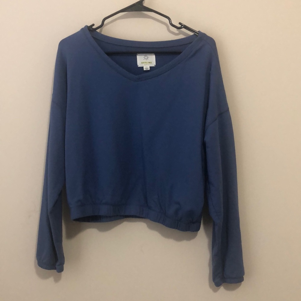 Cropped Aerie Crew Neck